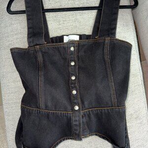 Nanuskha Denim Corset Top